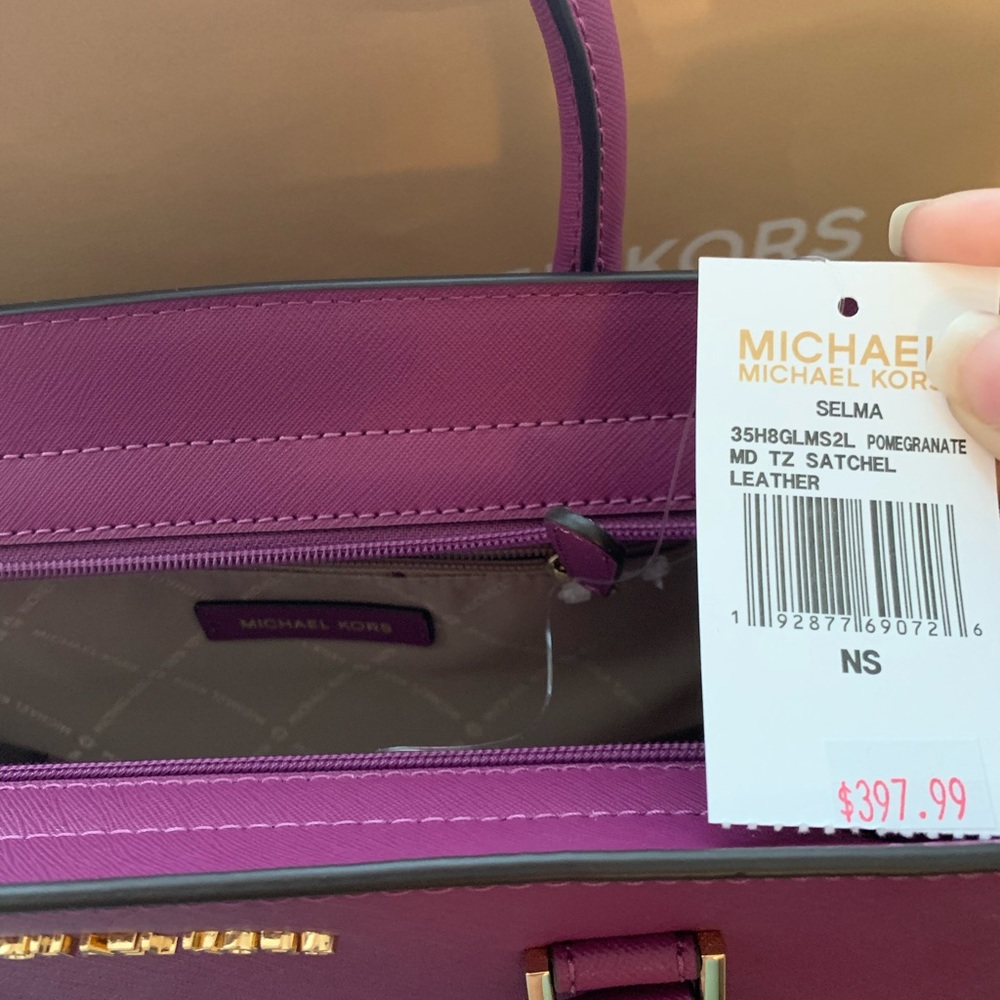 Michael Kors pomegranate Semla medium satchel - Picture 7 of 8